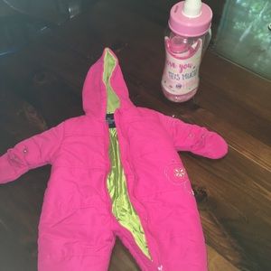 0-3 months hooded jacket cover up.